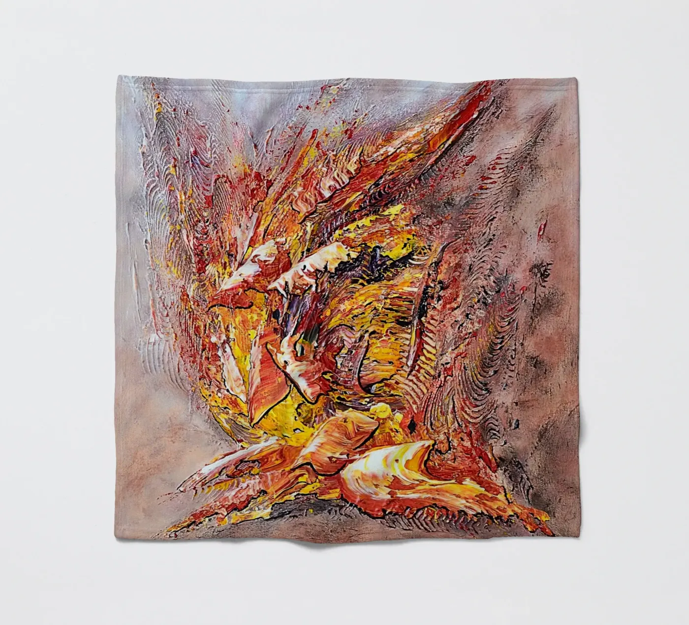 FERIA fleecedeken van Thierry Vobmann Abstract painting