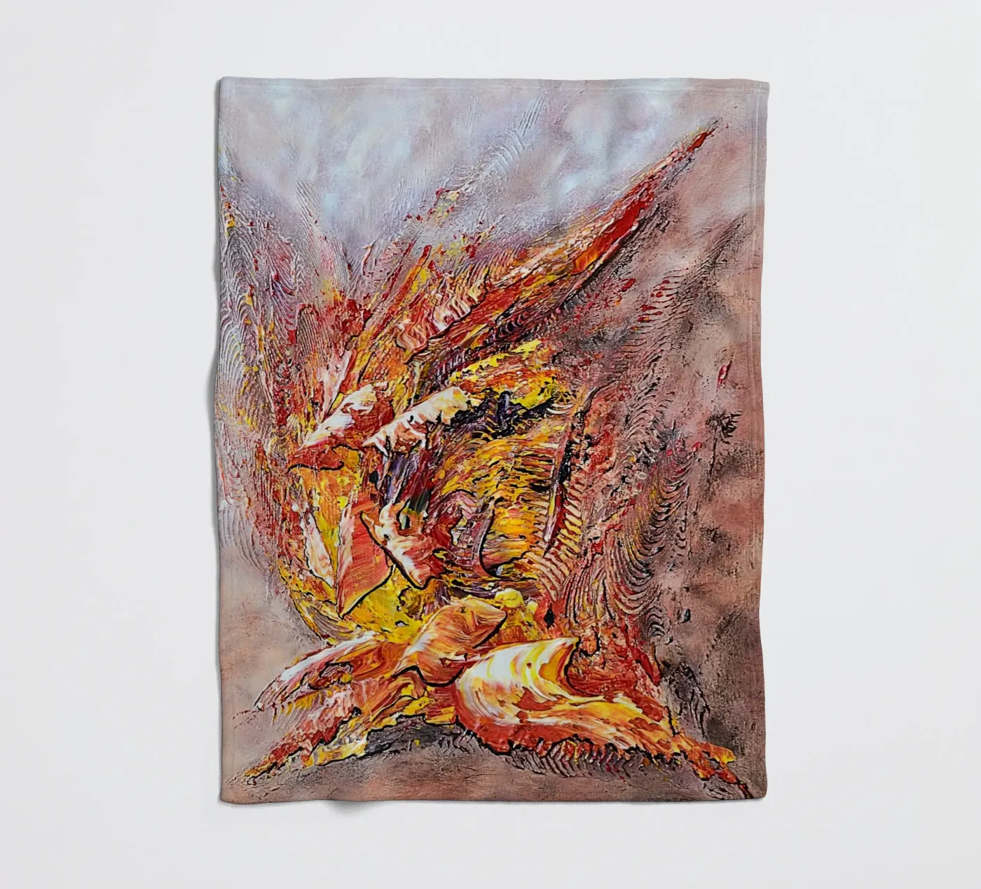 FERIA fleecedeken van Thierry Vobmann Abstract painting