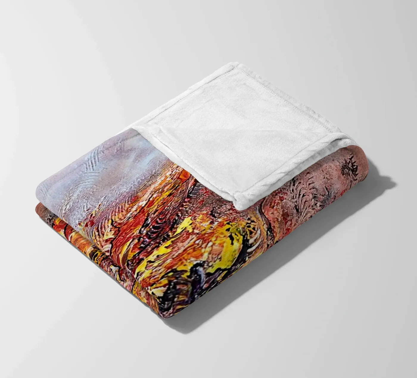 FERIA fleecedeken van Thierry Vobmann Abstract painting