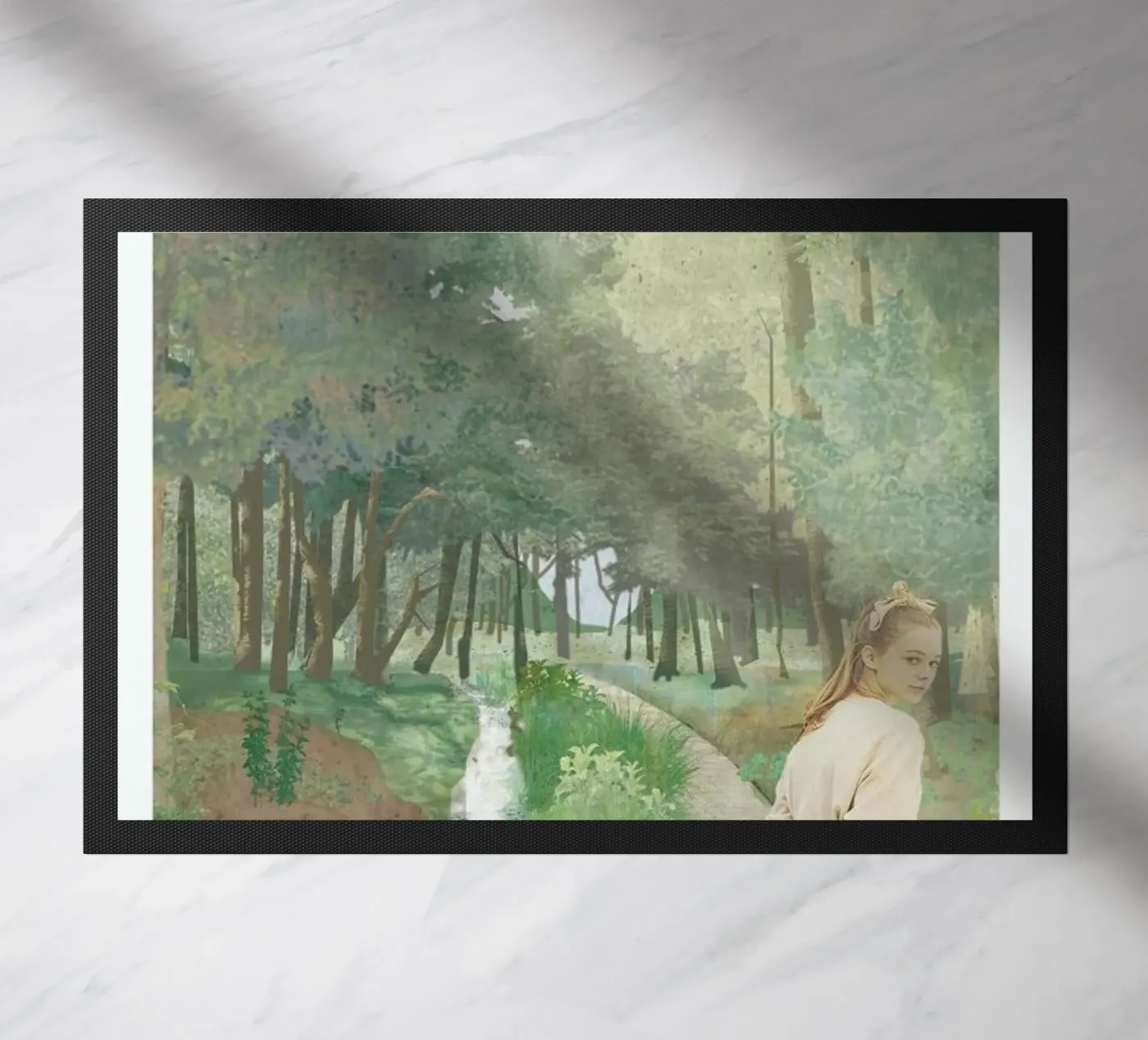 Harz deurmat van Mathilde Olsen