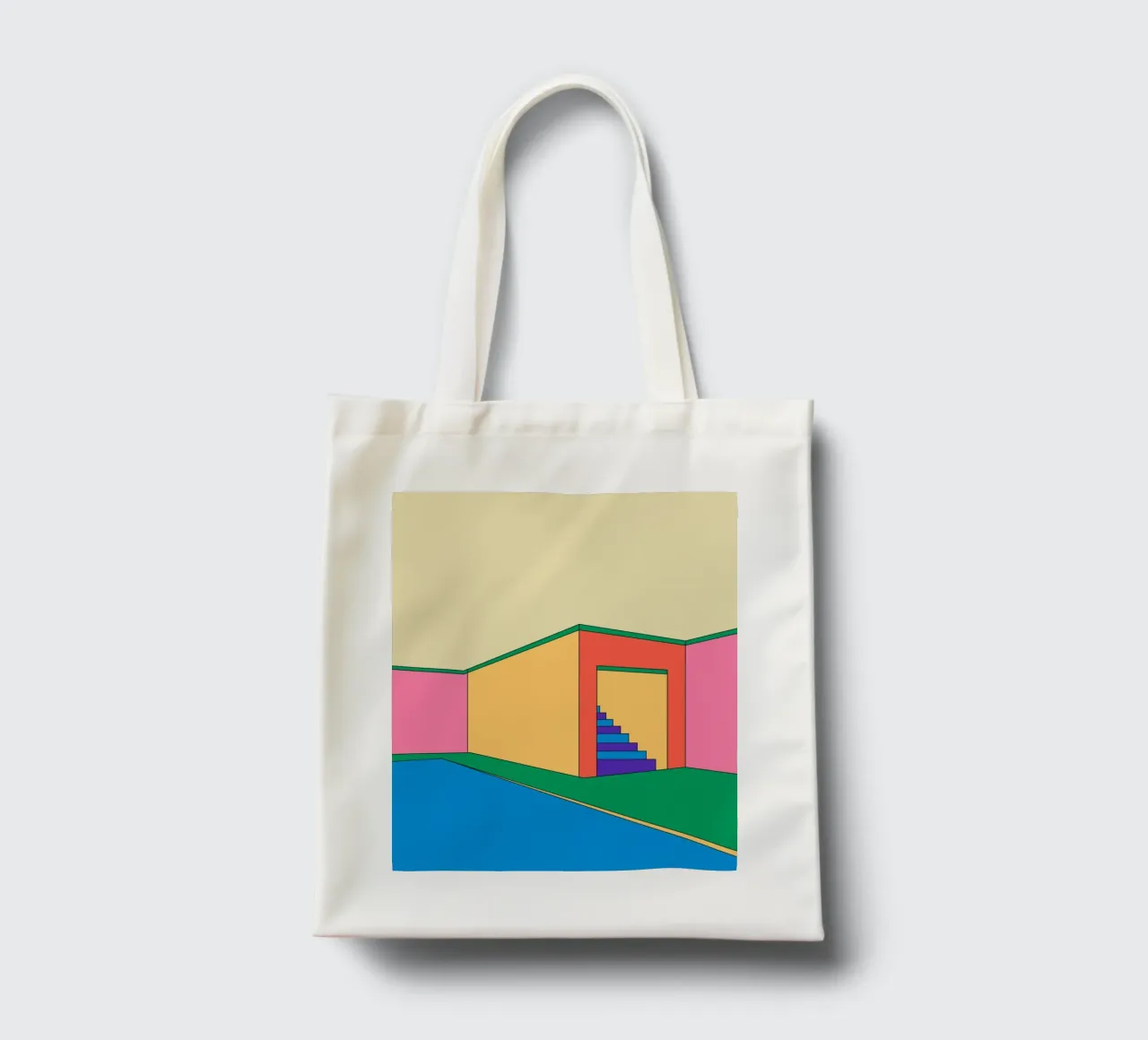 Building Retro borsa in juta da galihstudio