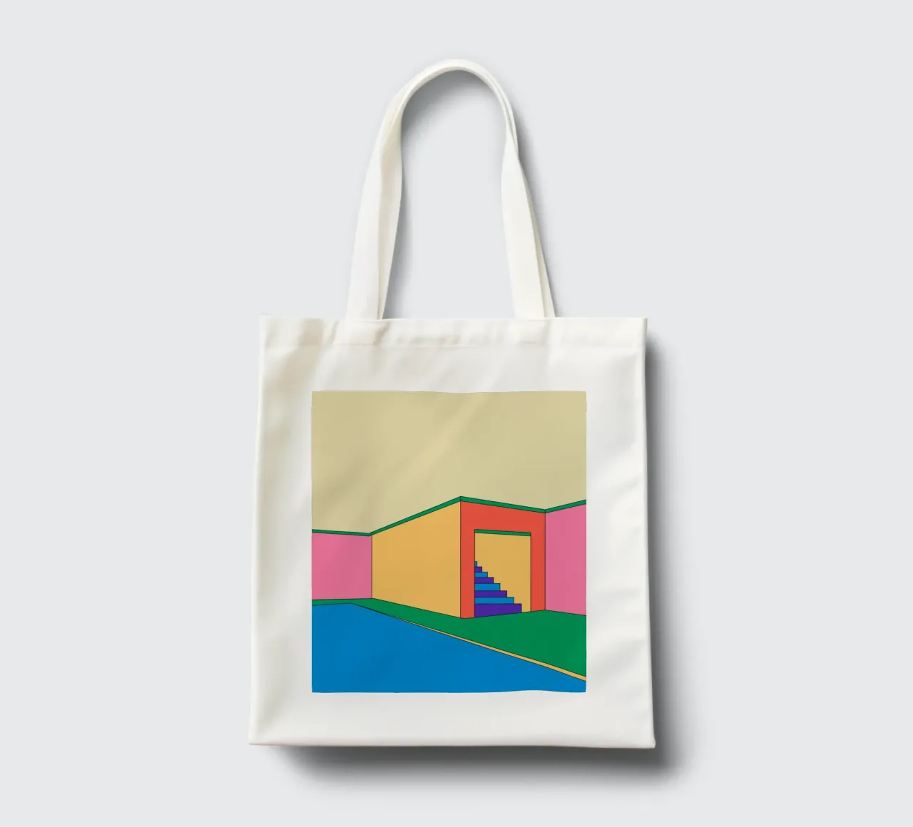 Building Retro borsa in juta da galihstudio