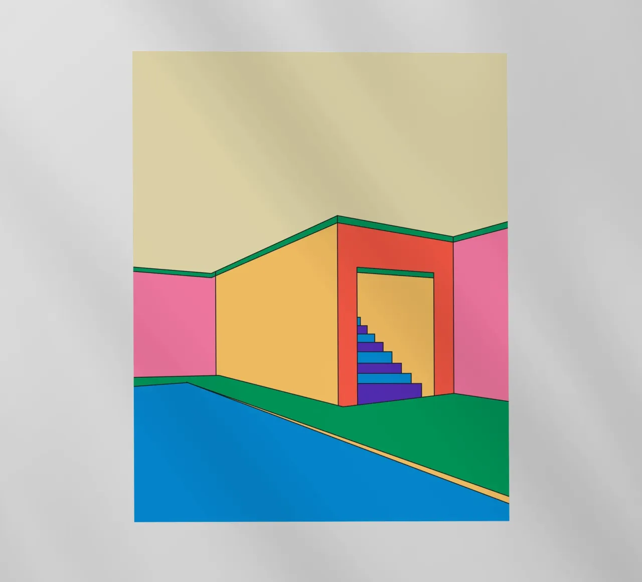 Building Retro pellicola backlit da galihstudio