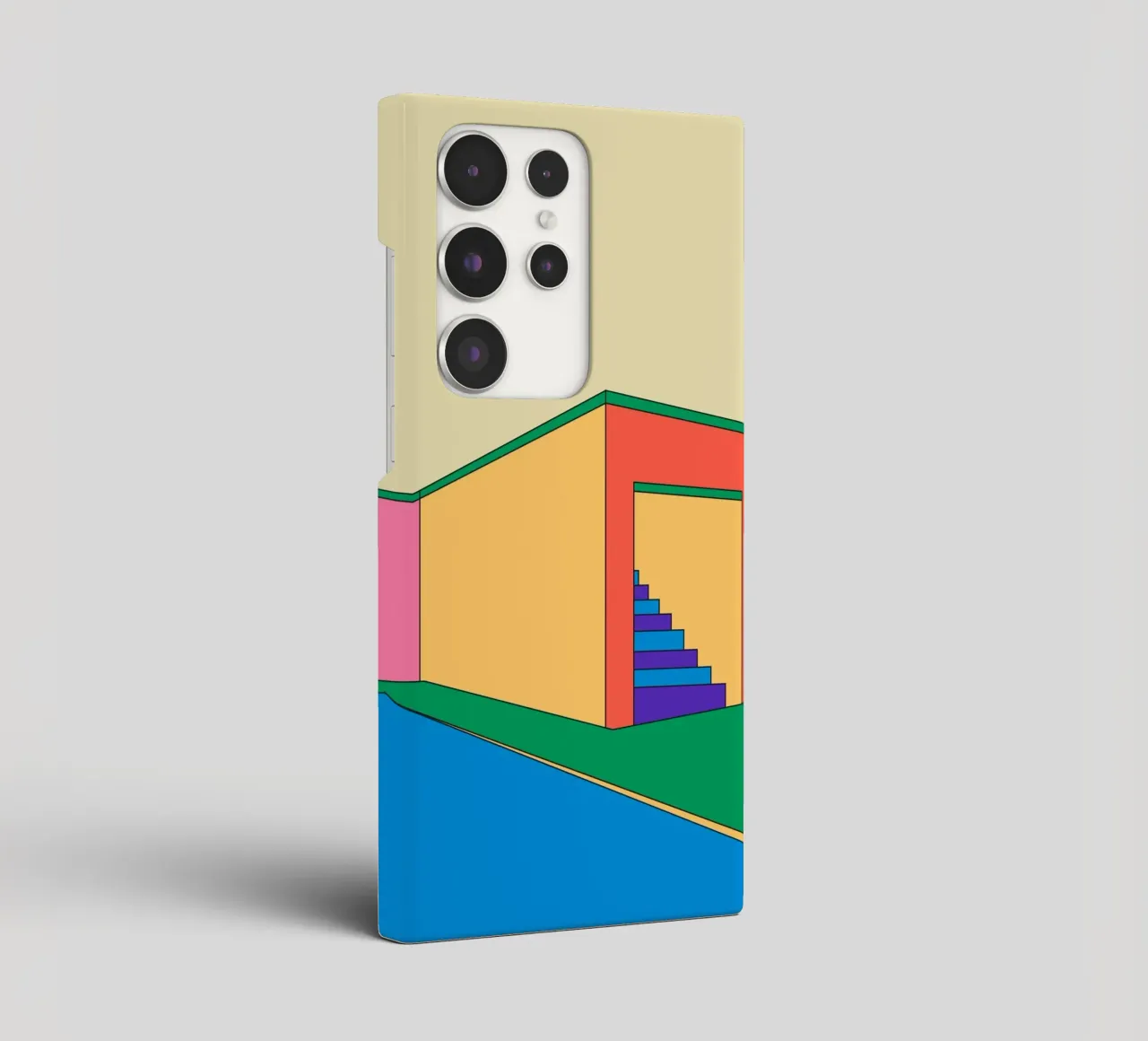 Building Retro cover samsung da galihstudio