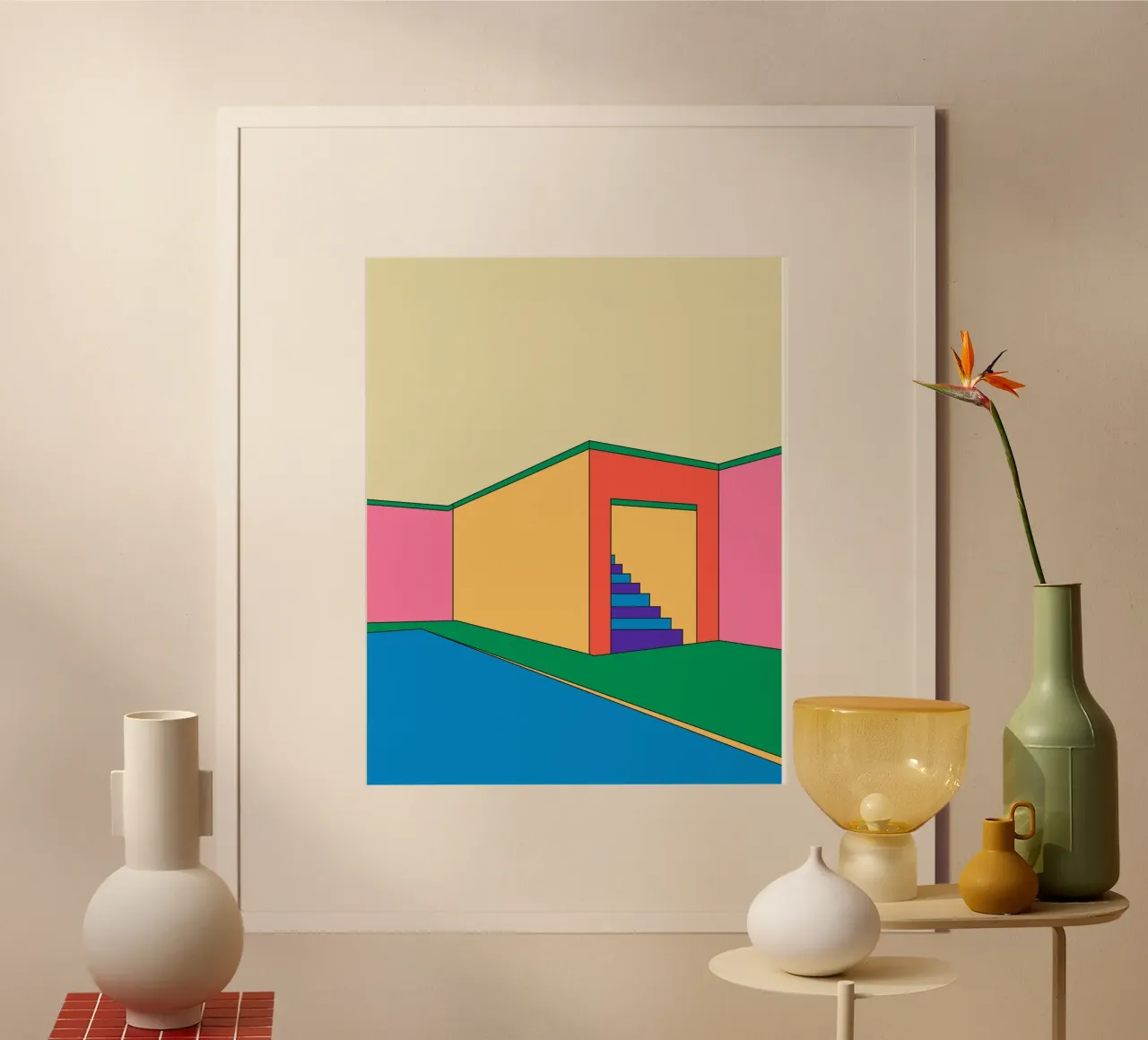 Building Retro poster da galihstudio