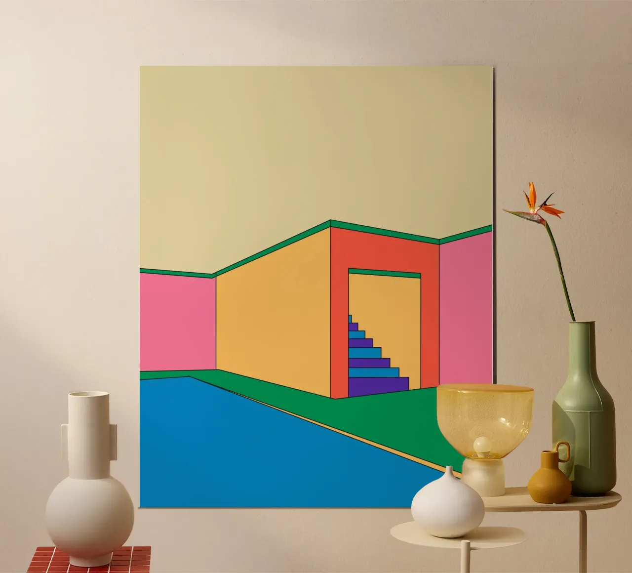 Building Retro poster da galihstudio
