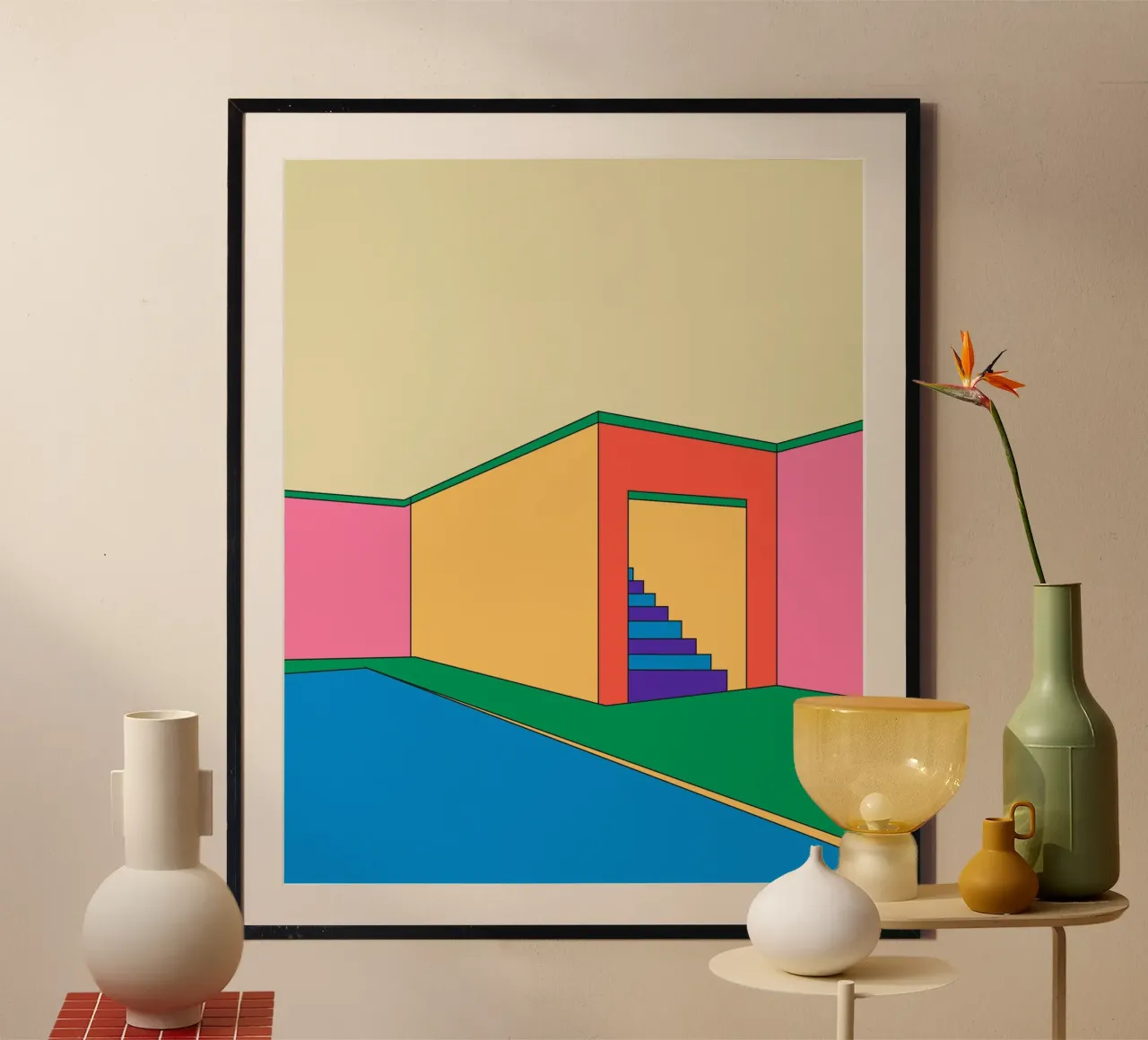 Building Retro poster da galihstudio