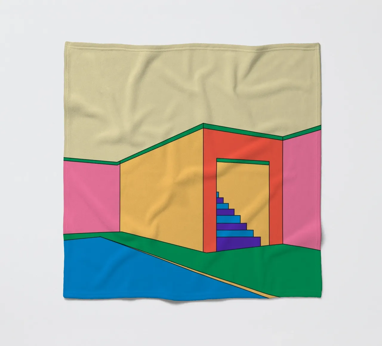 Building Retro coperta in pile da galihstudio