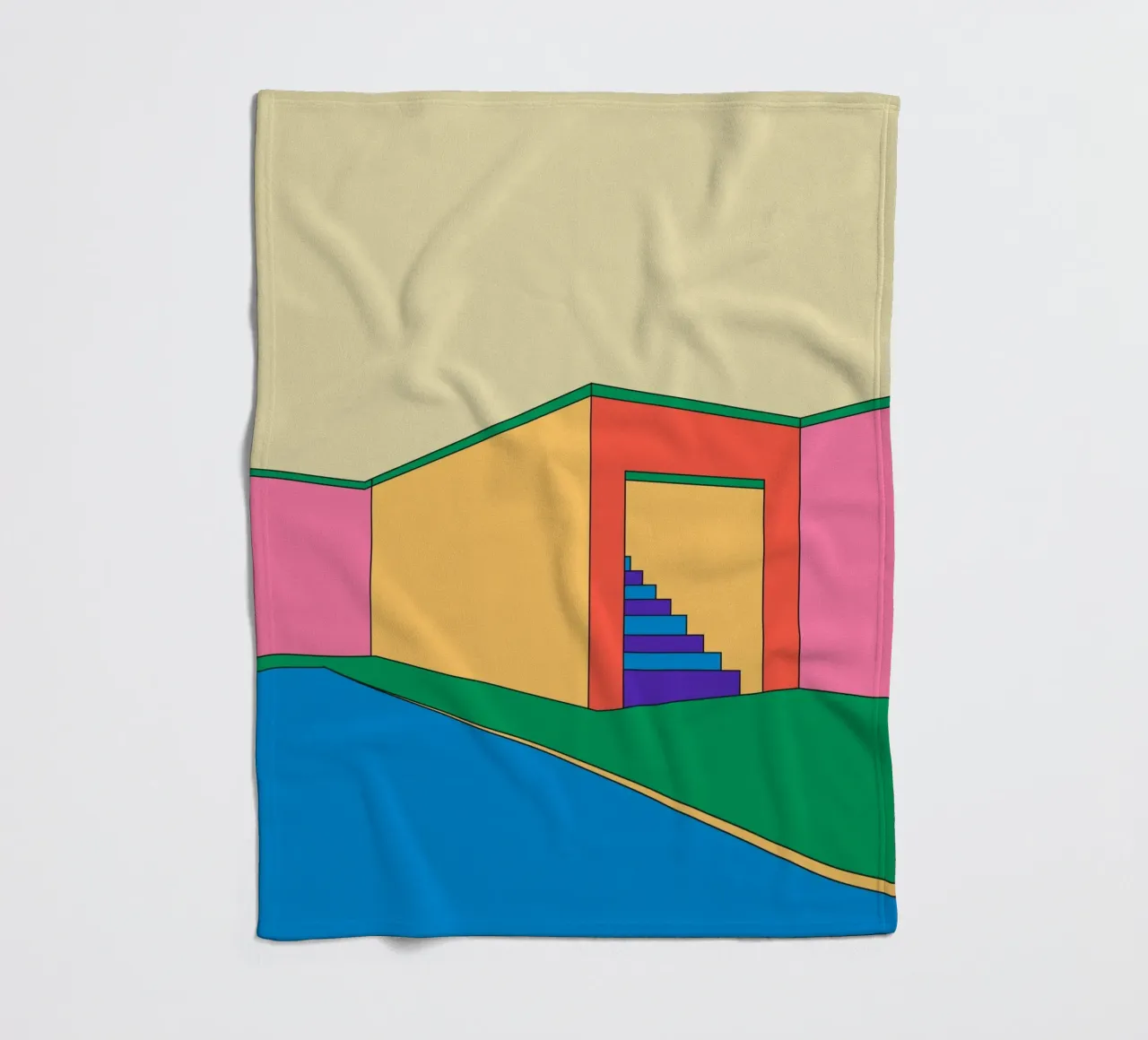 Building Retro coperta in pile da galihstudio