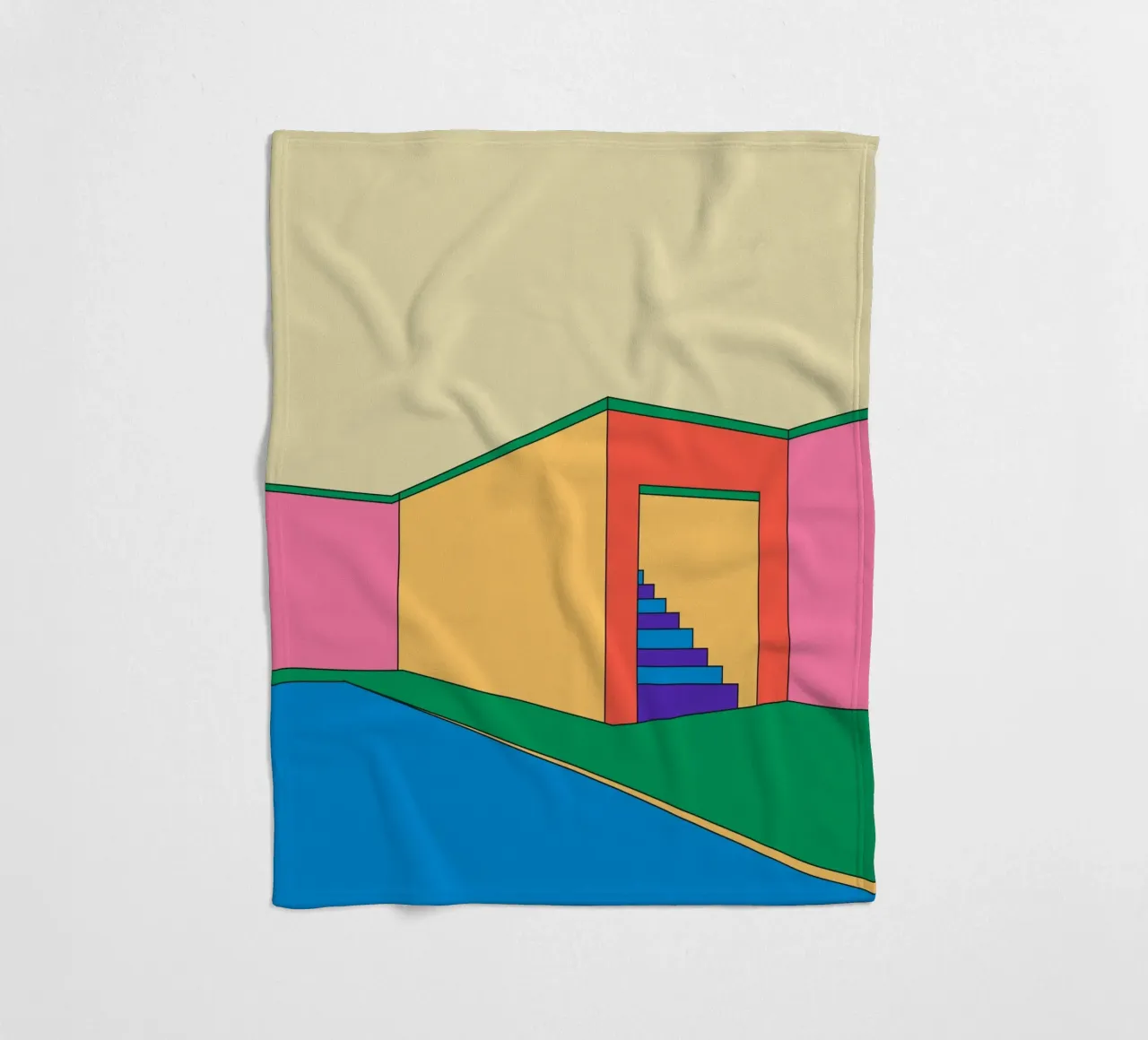 Building Retro coperta in pile da galihstudio