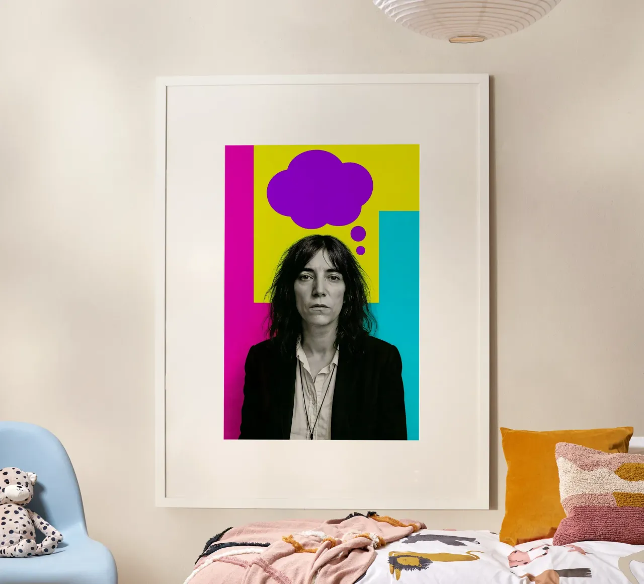 Patti’s Headspace poster con telaio in legno da CNTRL