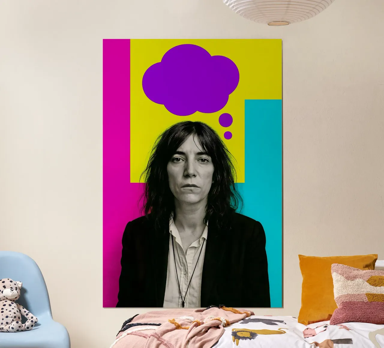 Patti’s Headspace poster con telaio in legno da CNTRL