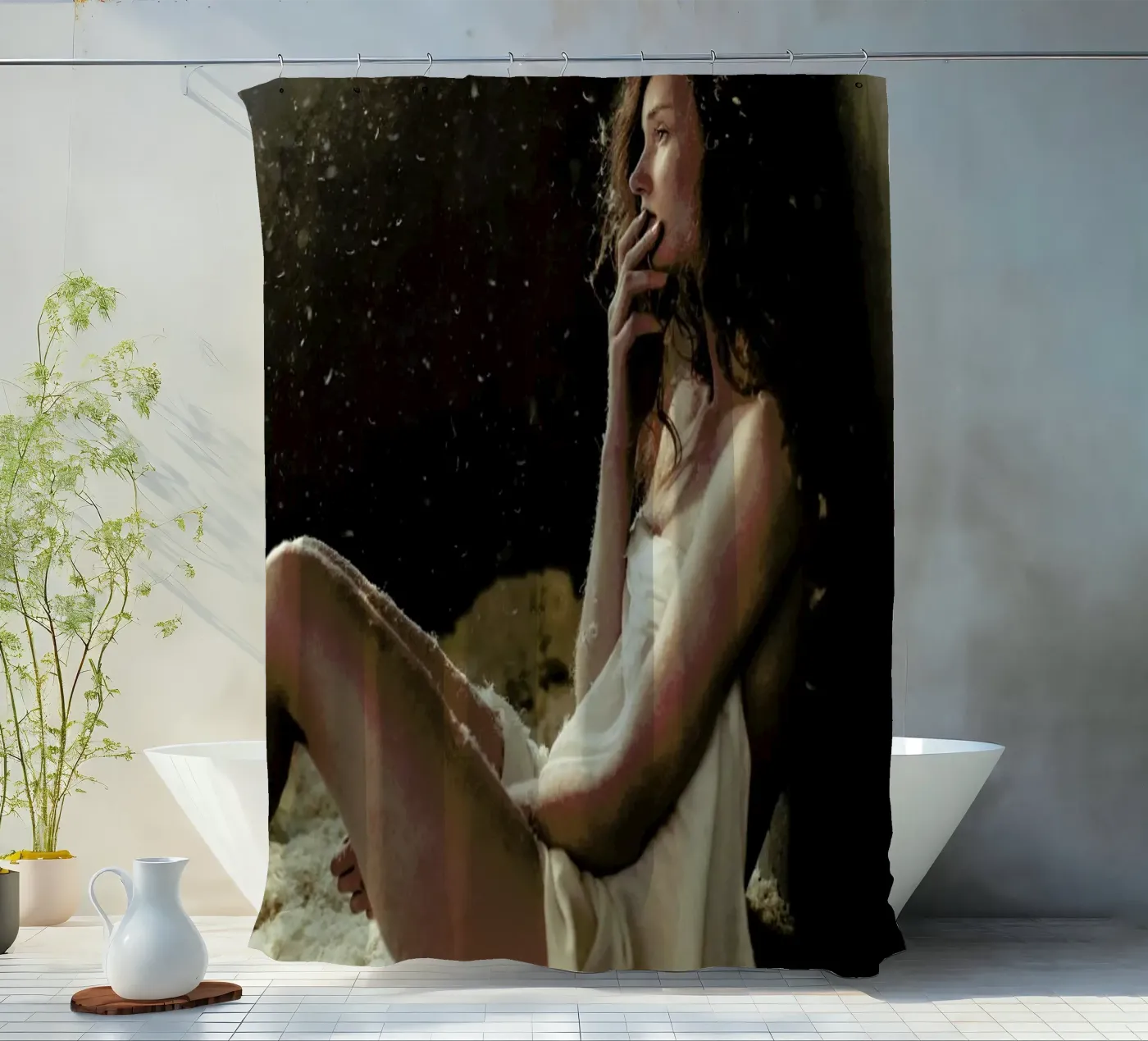 Soft Light Duschvorhang von Runway Collective