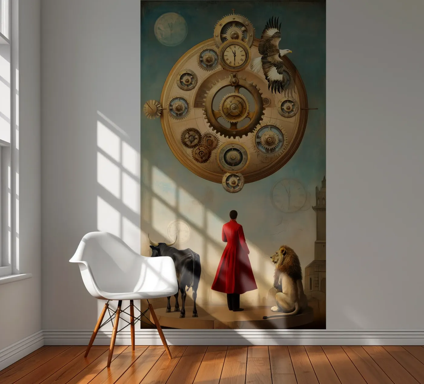 Rad van fortuin fotobehang van christephania