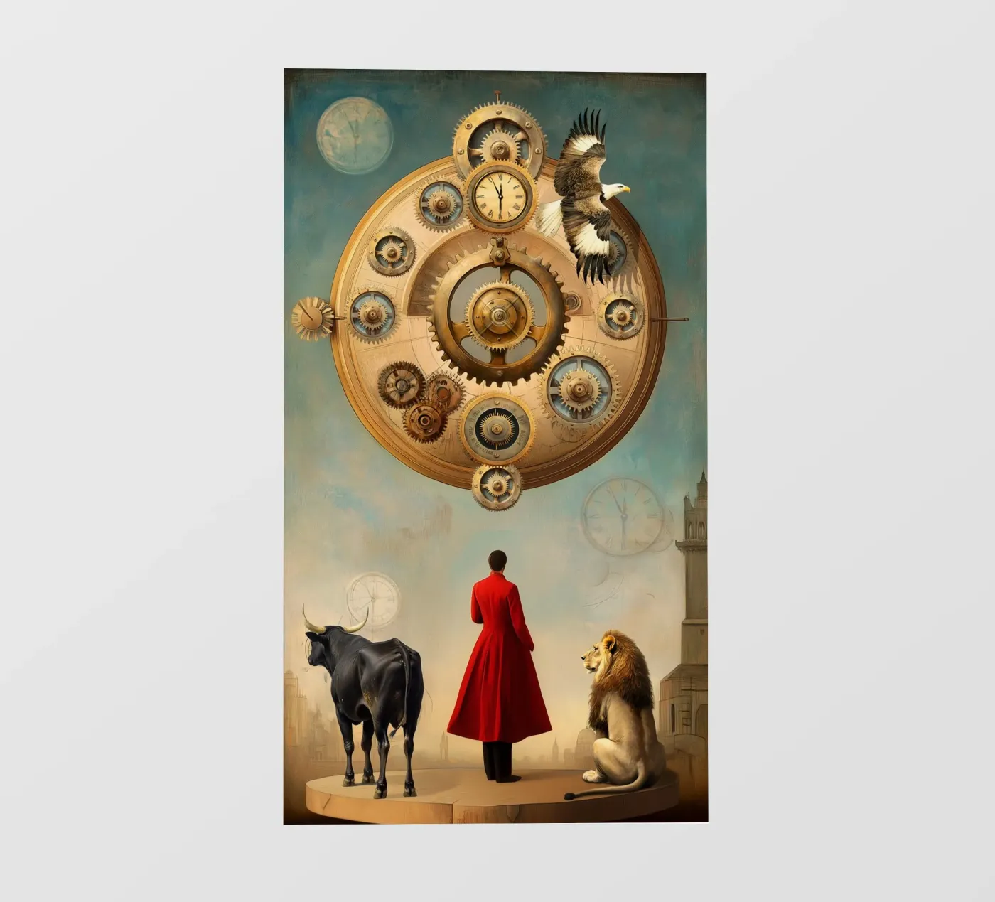 Rad van fortuin fotobehang van christephania