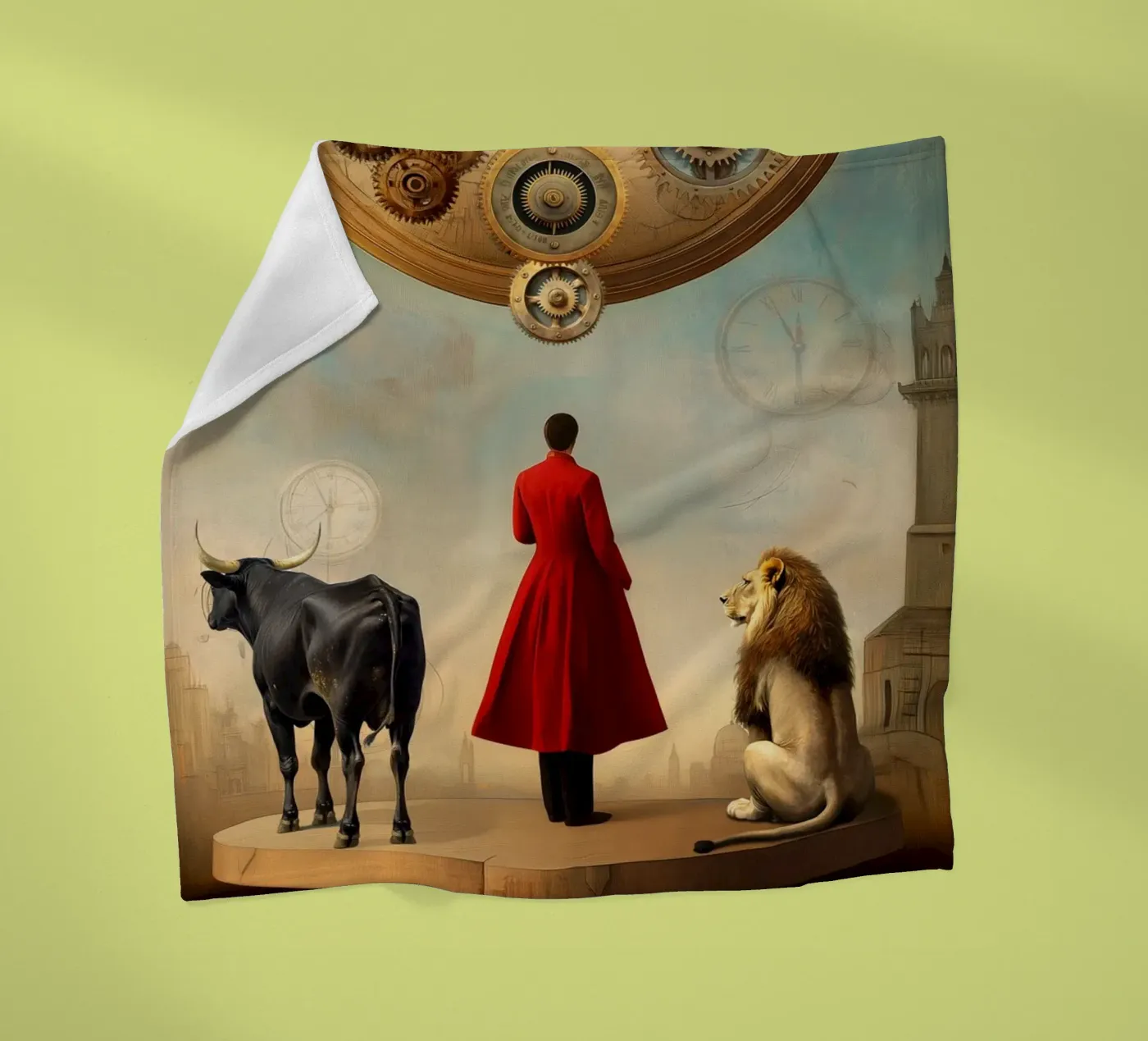 Rad van fortuin fleecedeken van christephania