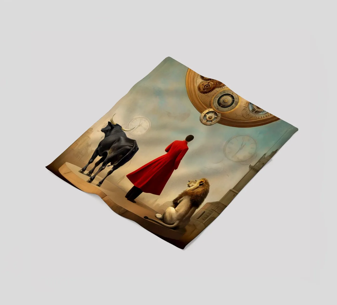 Rad van fortuin fleecedeken van christephania