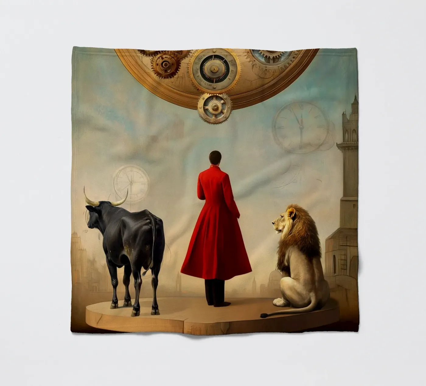 Rad van fortuin fleecedeken van christephania