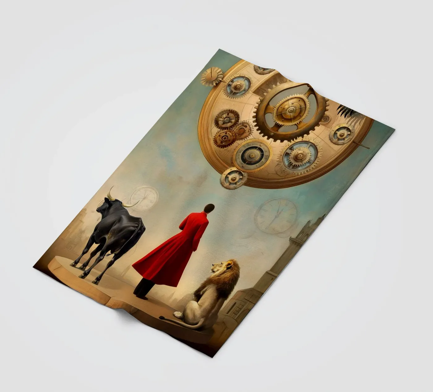 Rad van fortuin fleecedeken van christephania