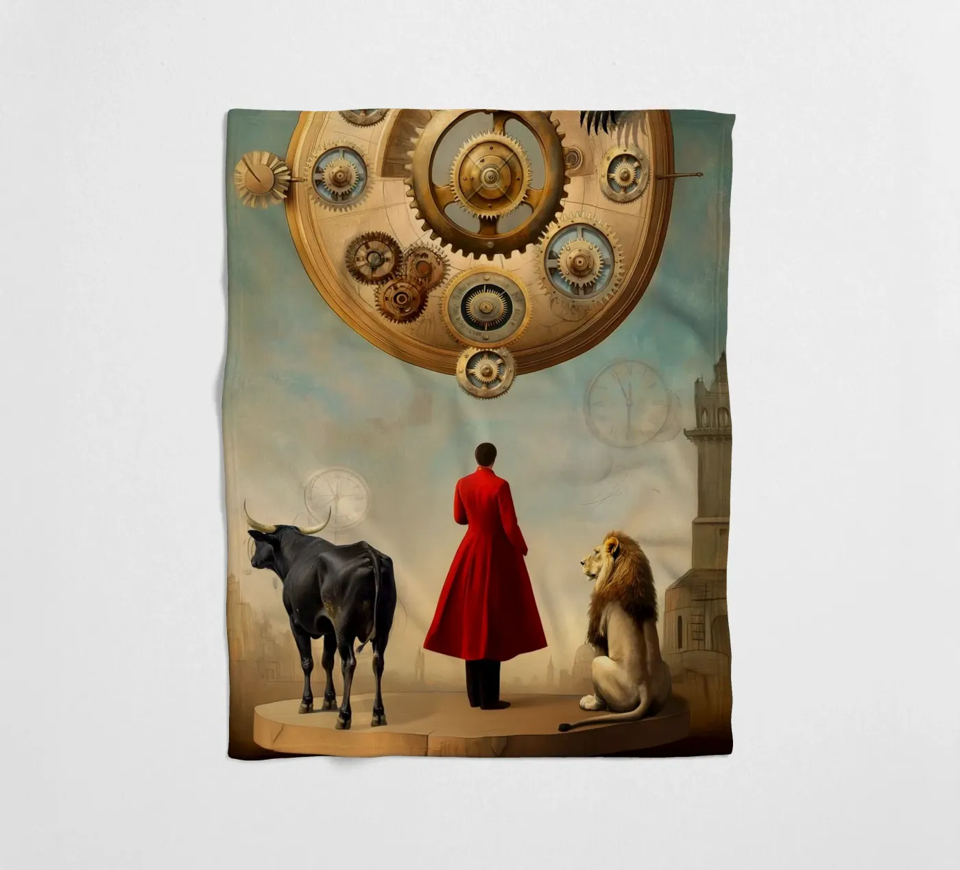 Rad van fortuin fleecedeken van christephania