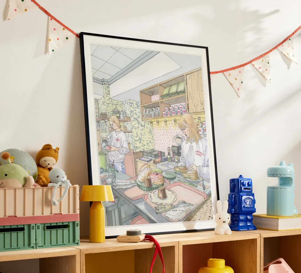 Cafe in Tokyo poster da Ellen Garden