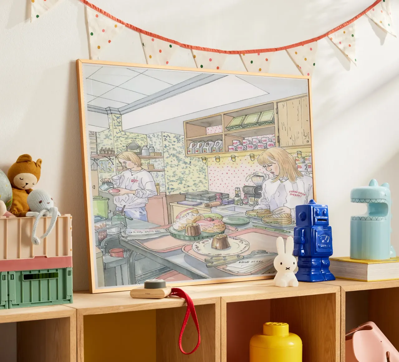 Cafe in Tokyo poster da Ellen Garden