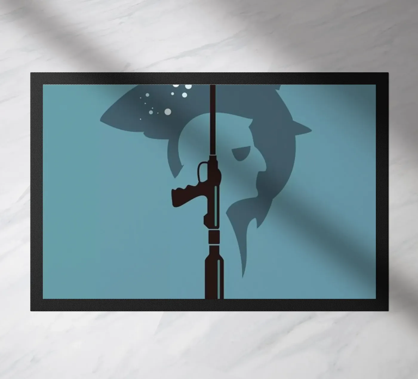 Thunderball doormat by Bruno Morphet