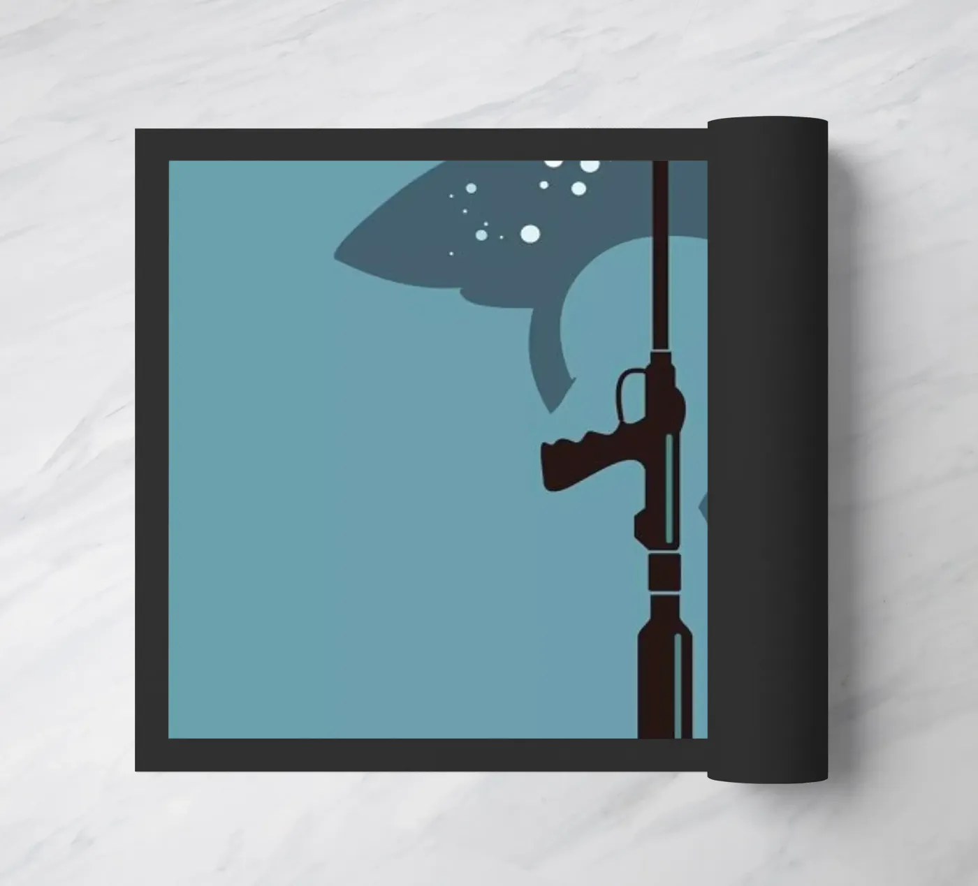 Thunderball doormat by Bruno Morphet