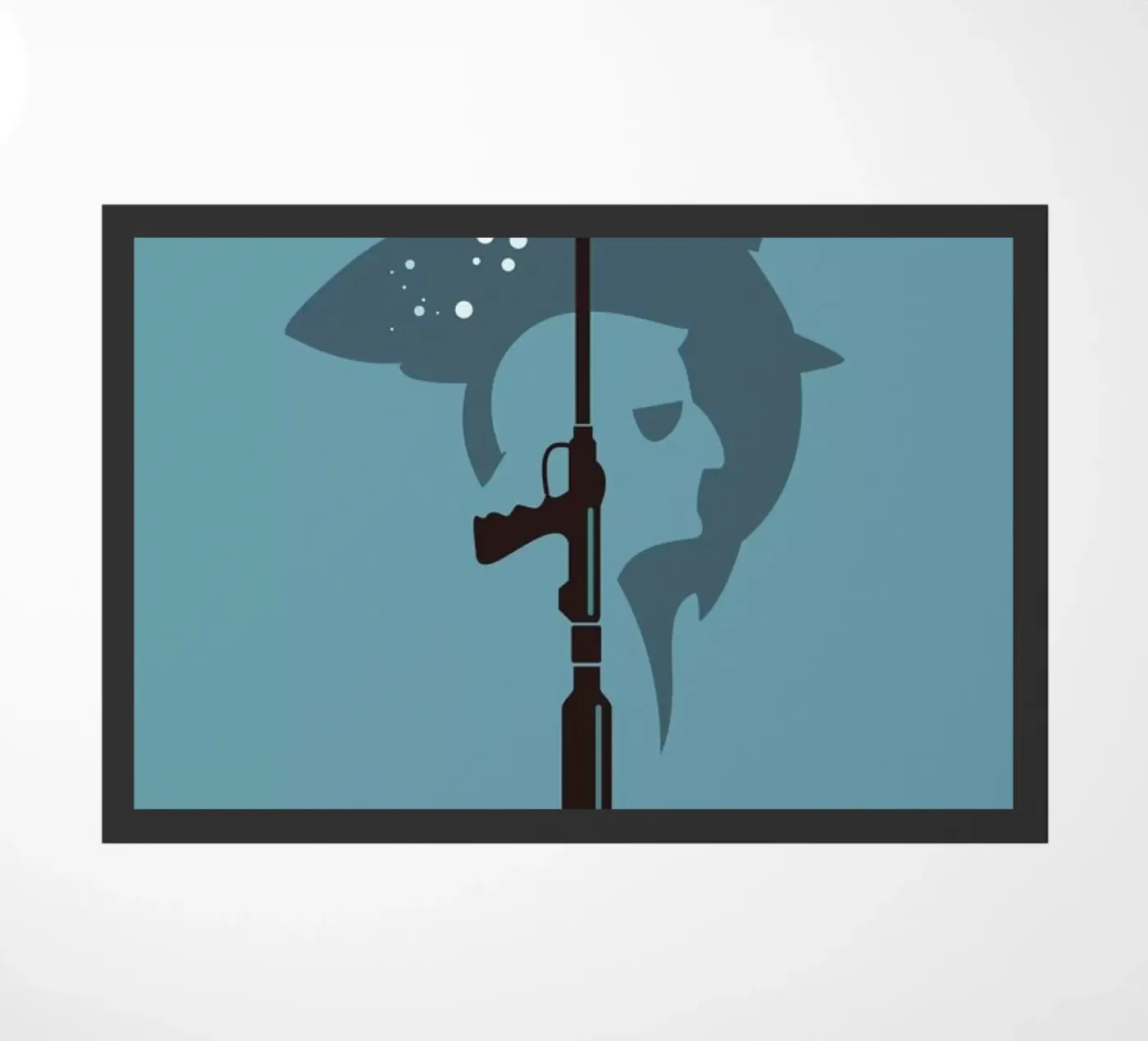 Thunderball doormat by Bruno Morphet