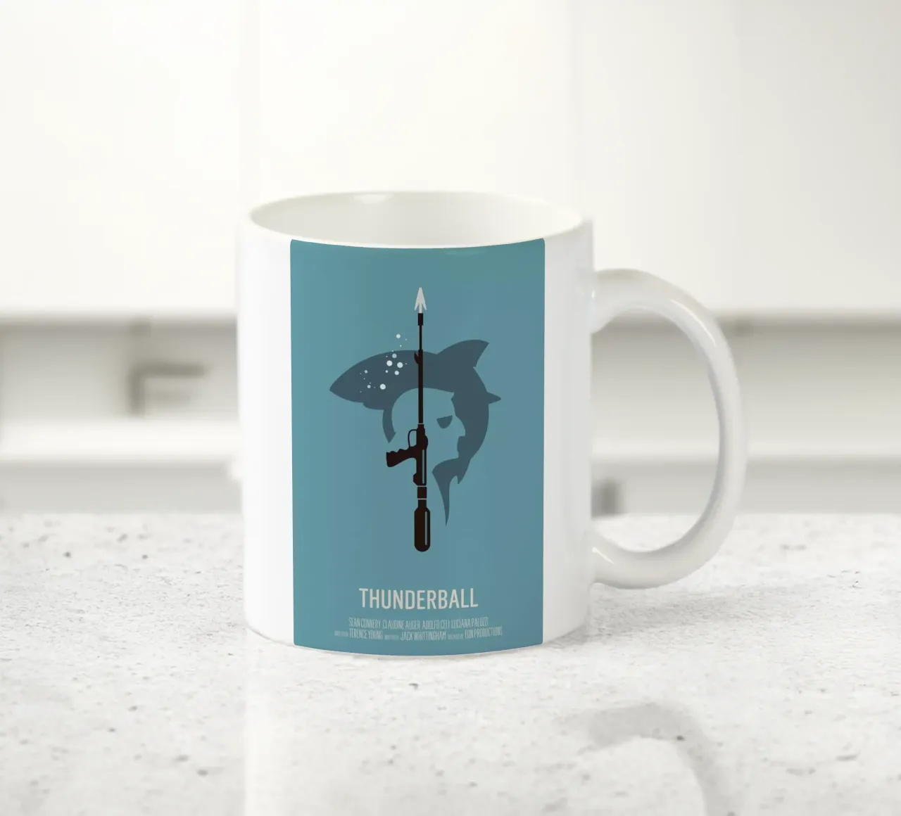 Thunderball tazza in ceramica da Bruno Morphet