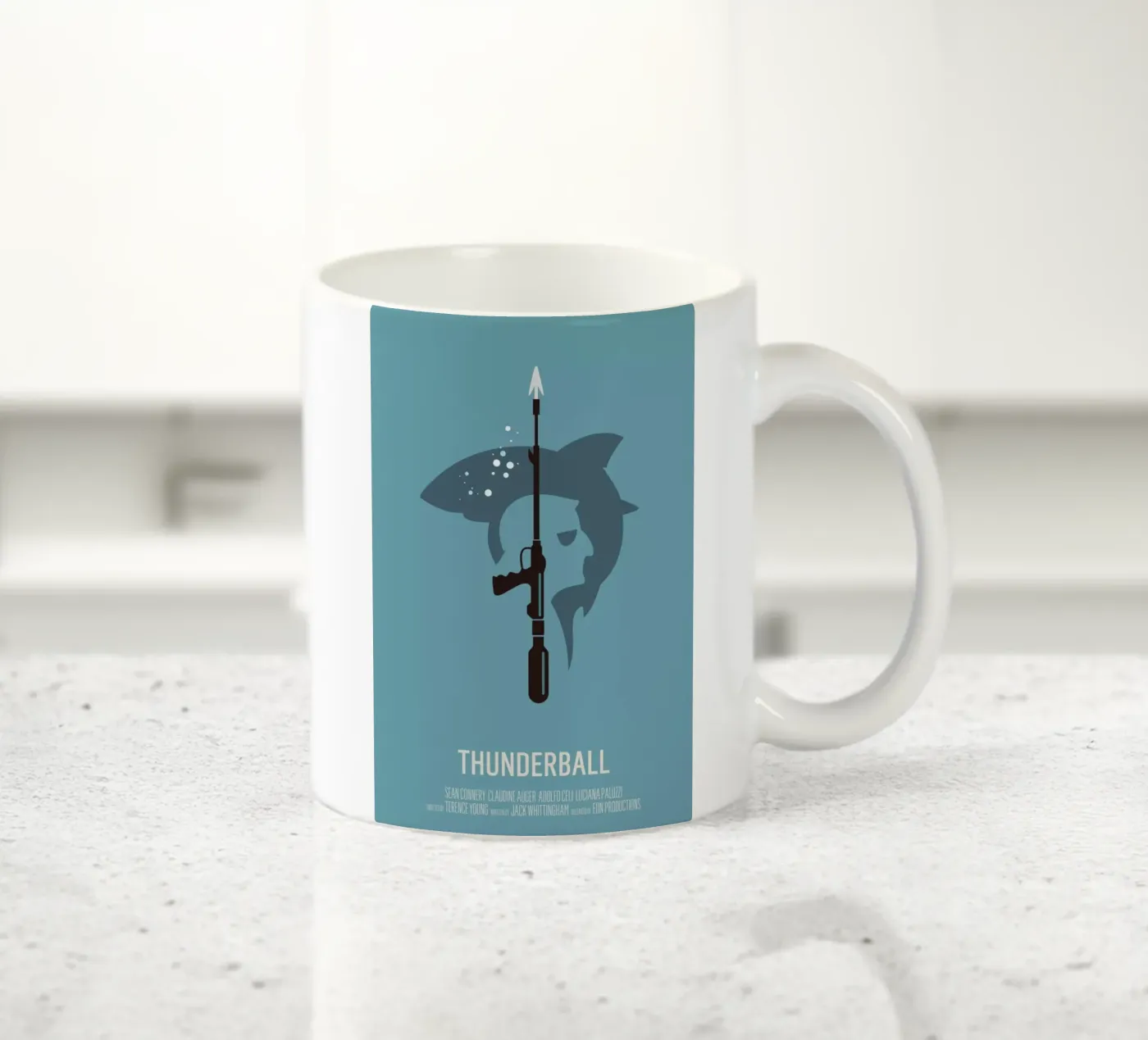 Thunderball ceramic mug by Bruno Morphet