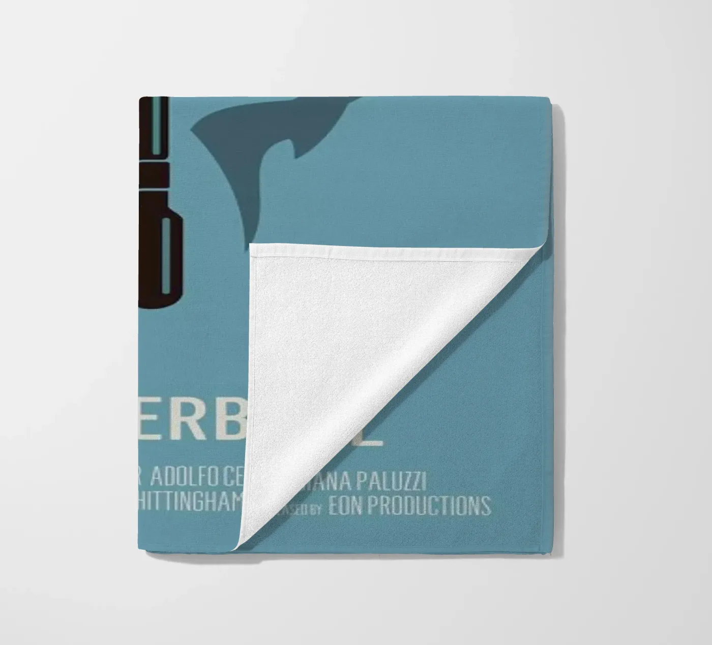 Thunderball beach towel by Bruno Morphet