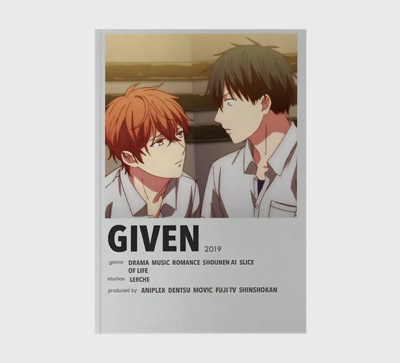 GIVEN  2019 notebook by Totoya