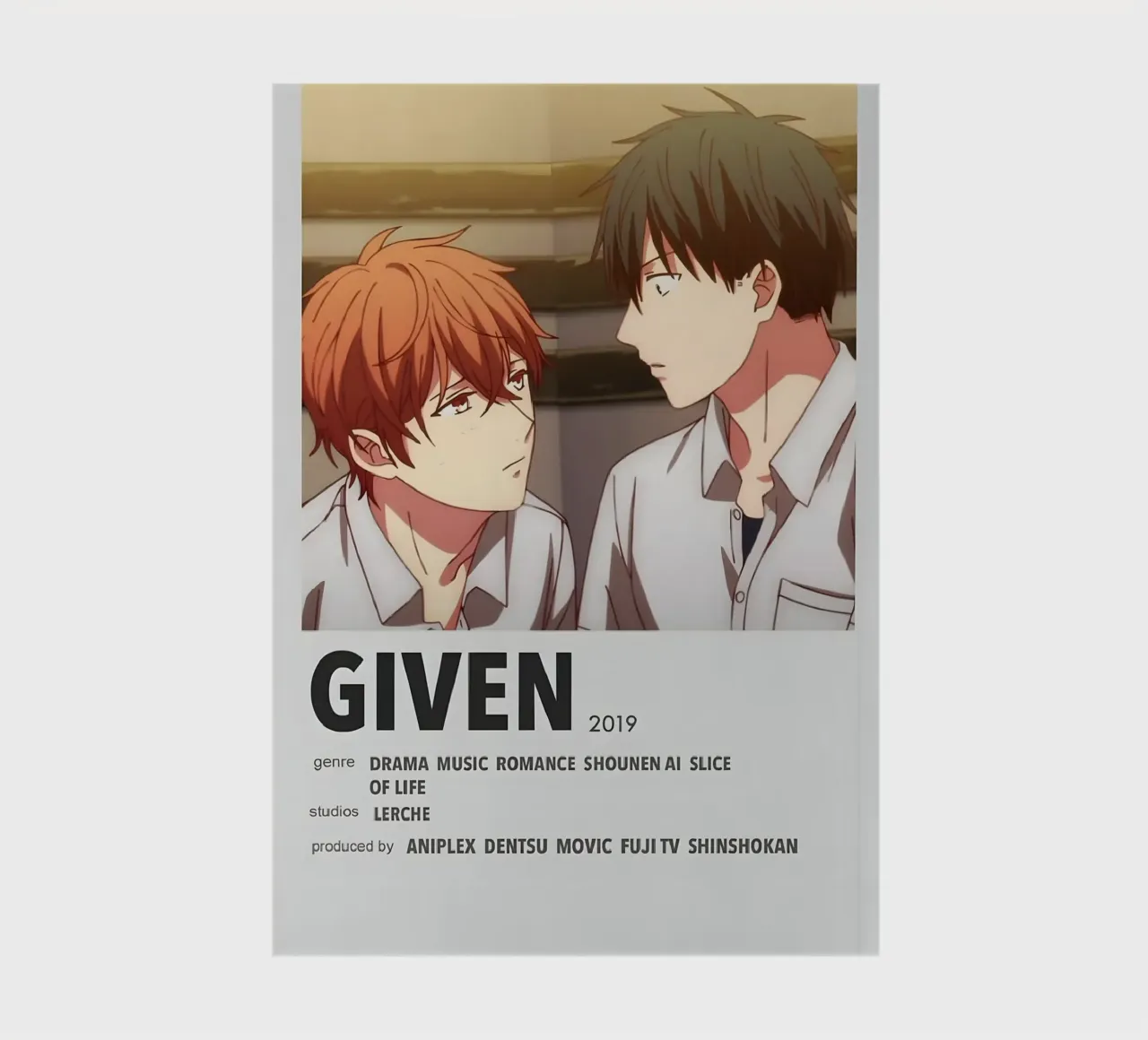 GIVEN  2019 notebook by Totoya