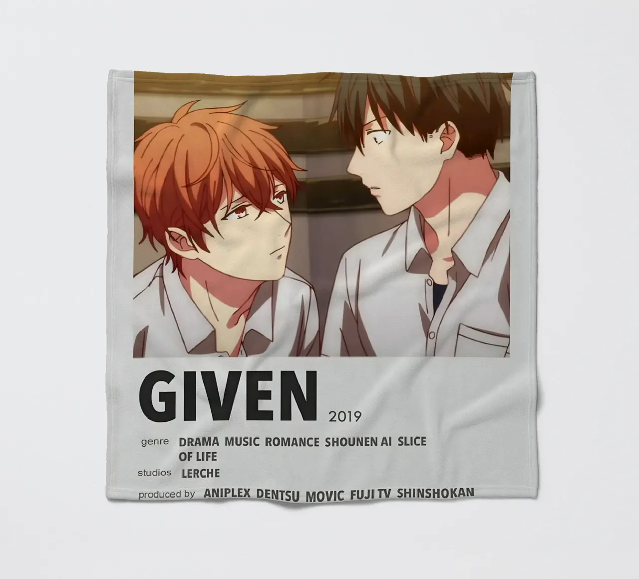 GIVEN  2019 coperta in pile da Totoya