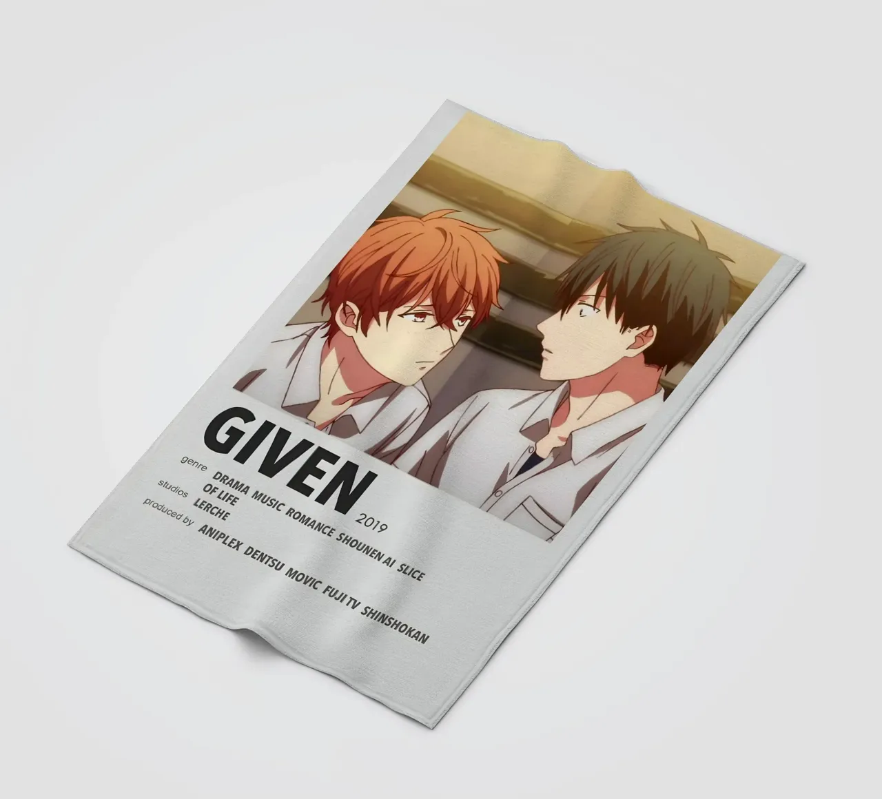GIVEN  2019 coperta in pile da Totoya