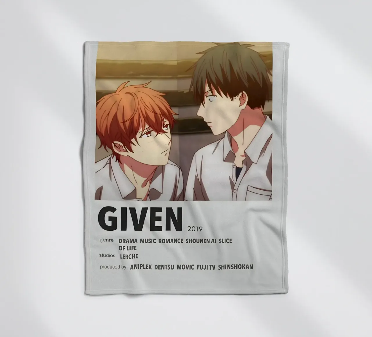 GIVEN  2019 coperta in pile da Totoya