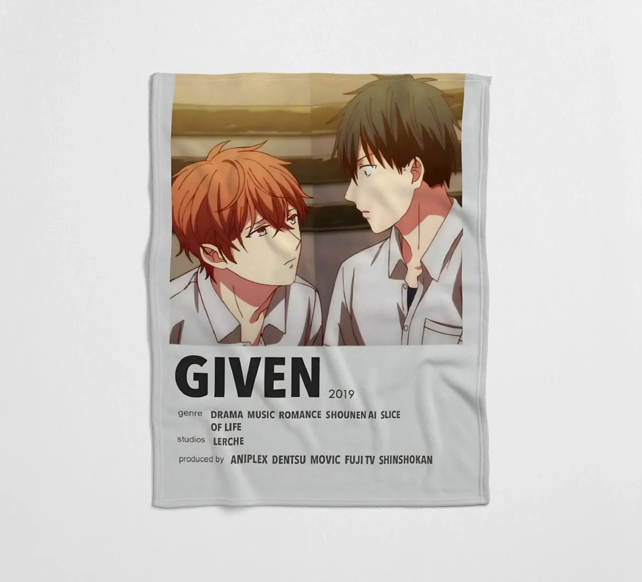 GIVEN  2019 coperta in pile da Totoya