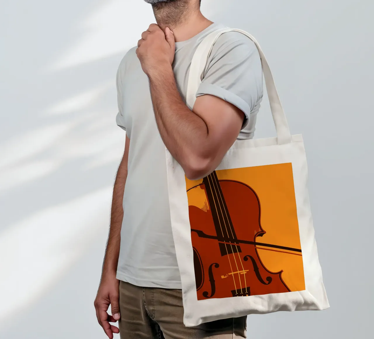 Viool jute draagtas van MUSIC EDITION