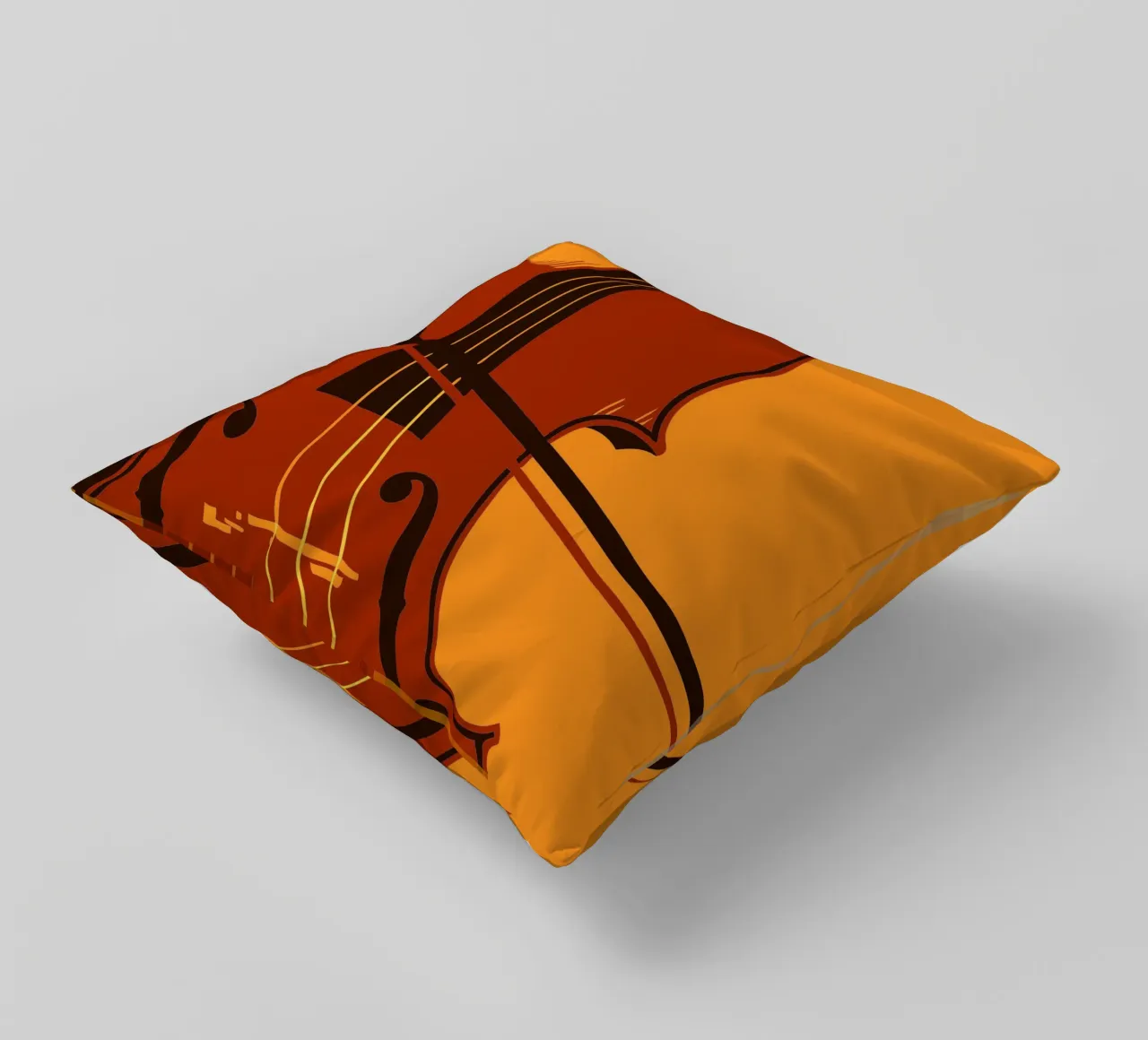 Violin decorative cushion by MUSIC EDITION