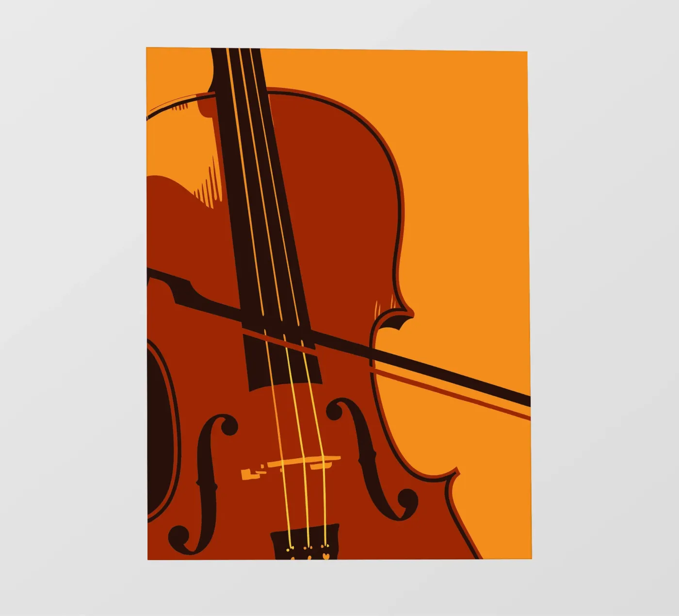 Violino pellicola backlit da MUSIC EDITION