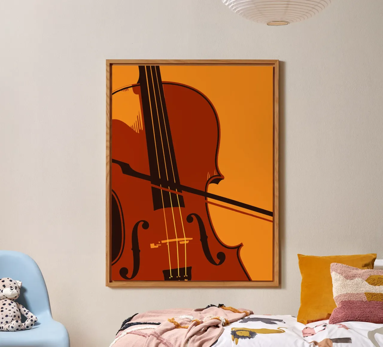Violin alu-dibond by MUSIC EDITION