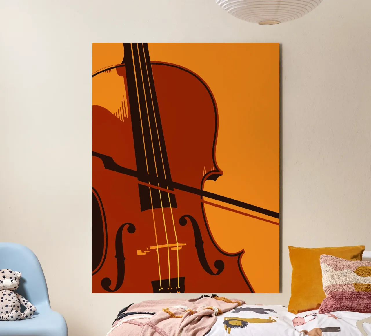 Violin alu-dibond by MUSIC EDITION