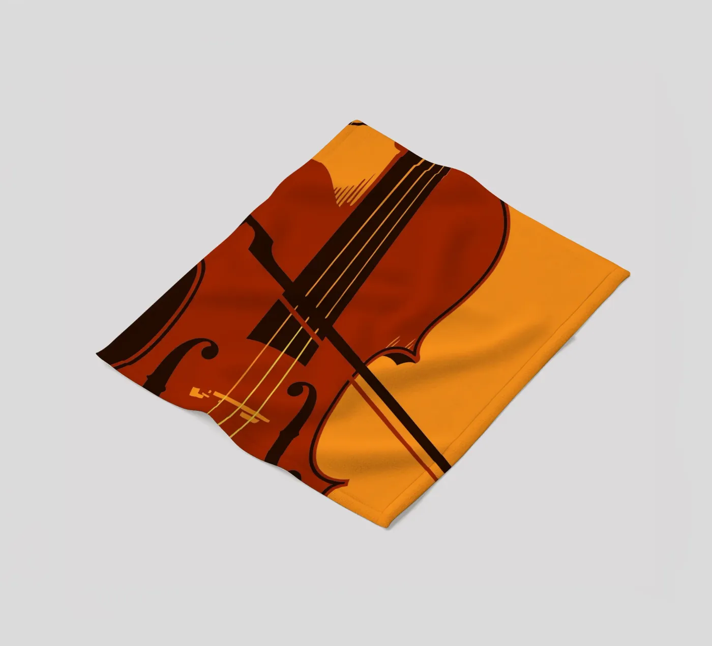 Violin fleece blanket by MUSIC EDITION