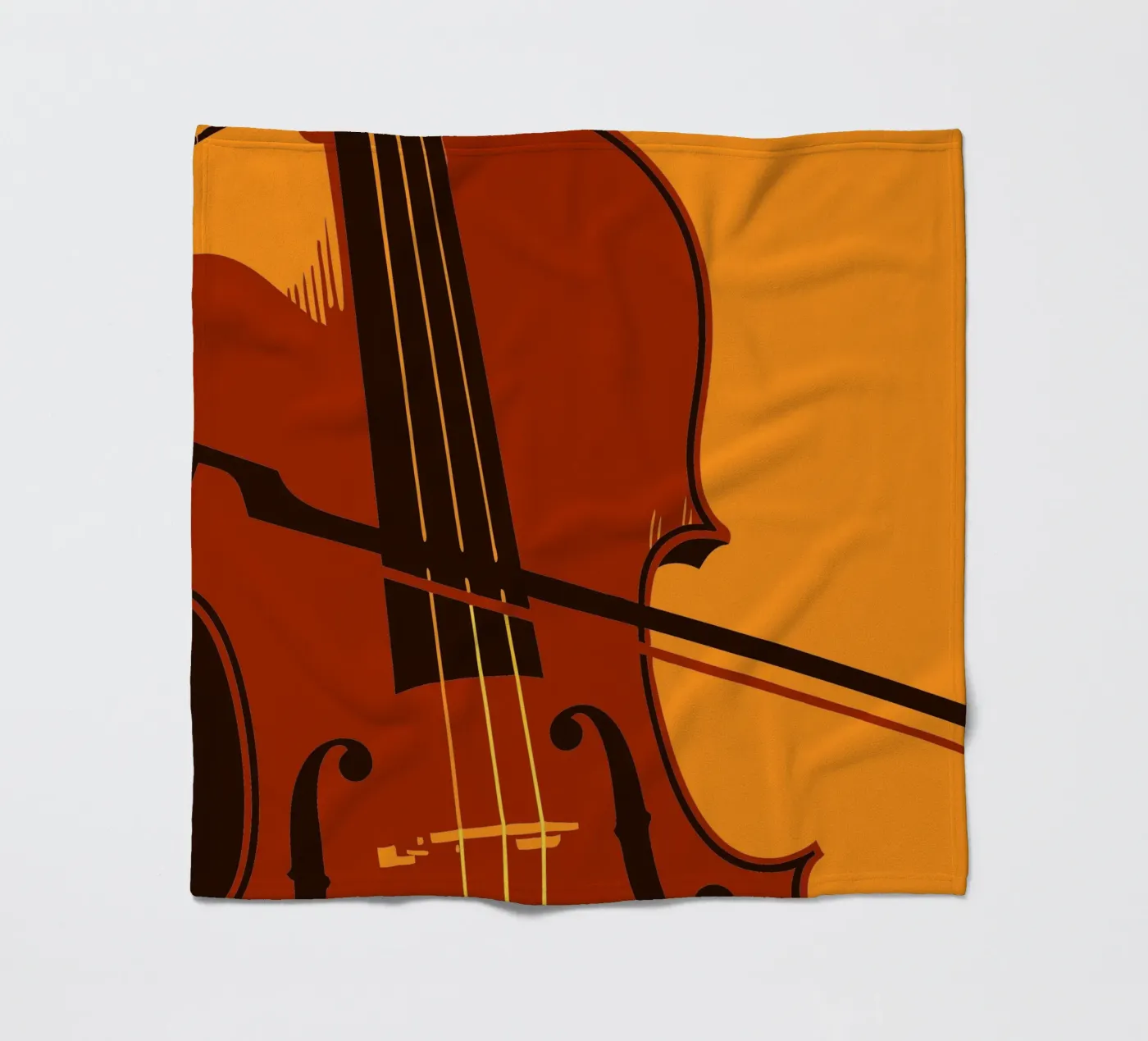 Violin fleece blanket by MUSIC EDITION
