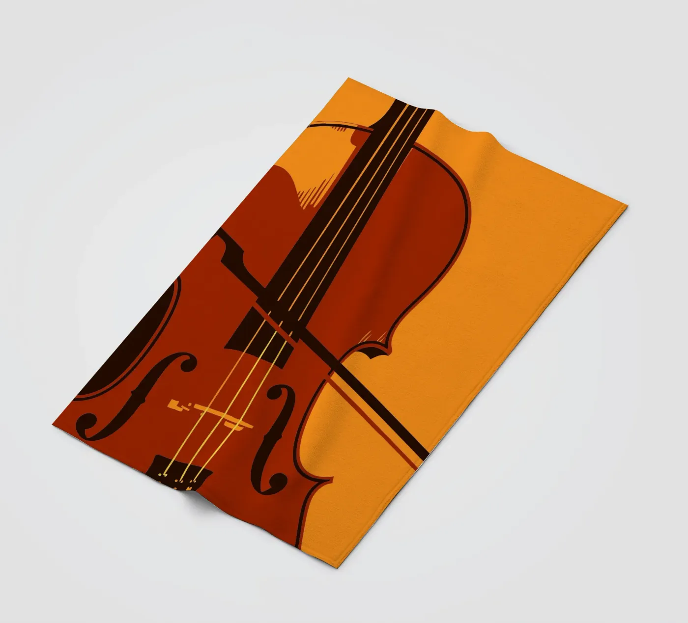 Violin fleece blanket by MUSIC EDITION