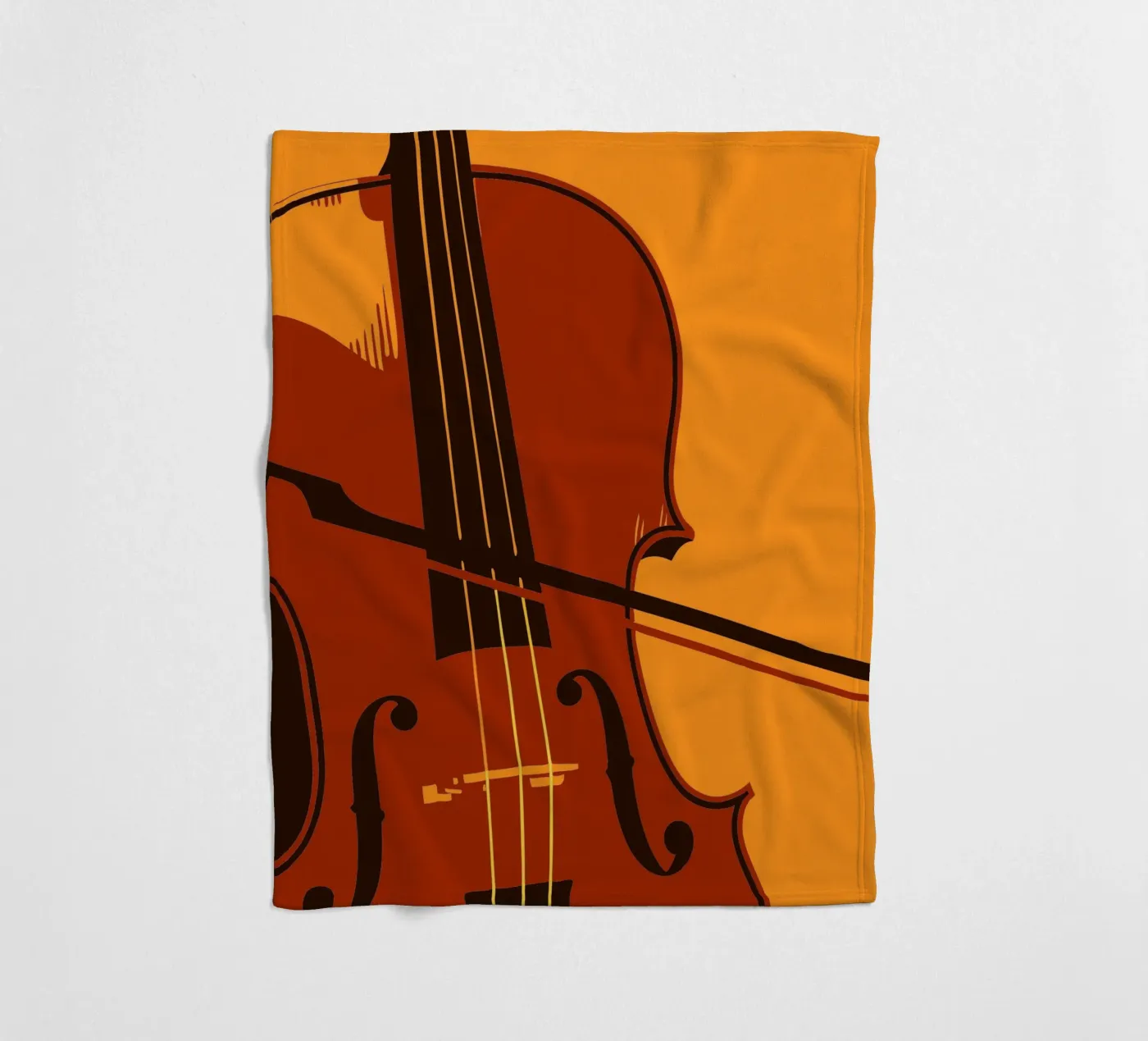 Violin fleece blanket by MUSIC EDITION