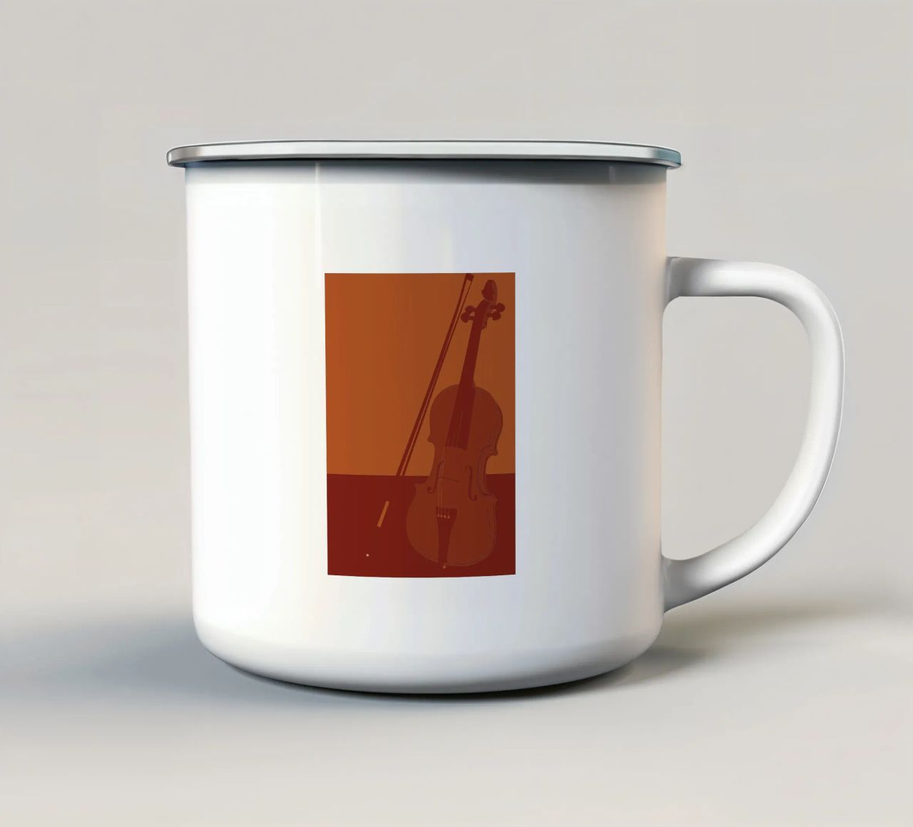 Violino tazza in smalto da MUSIC EDITION