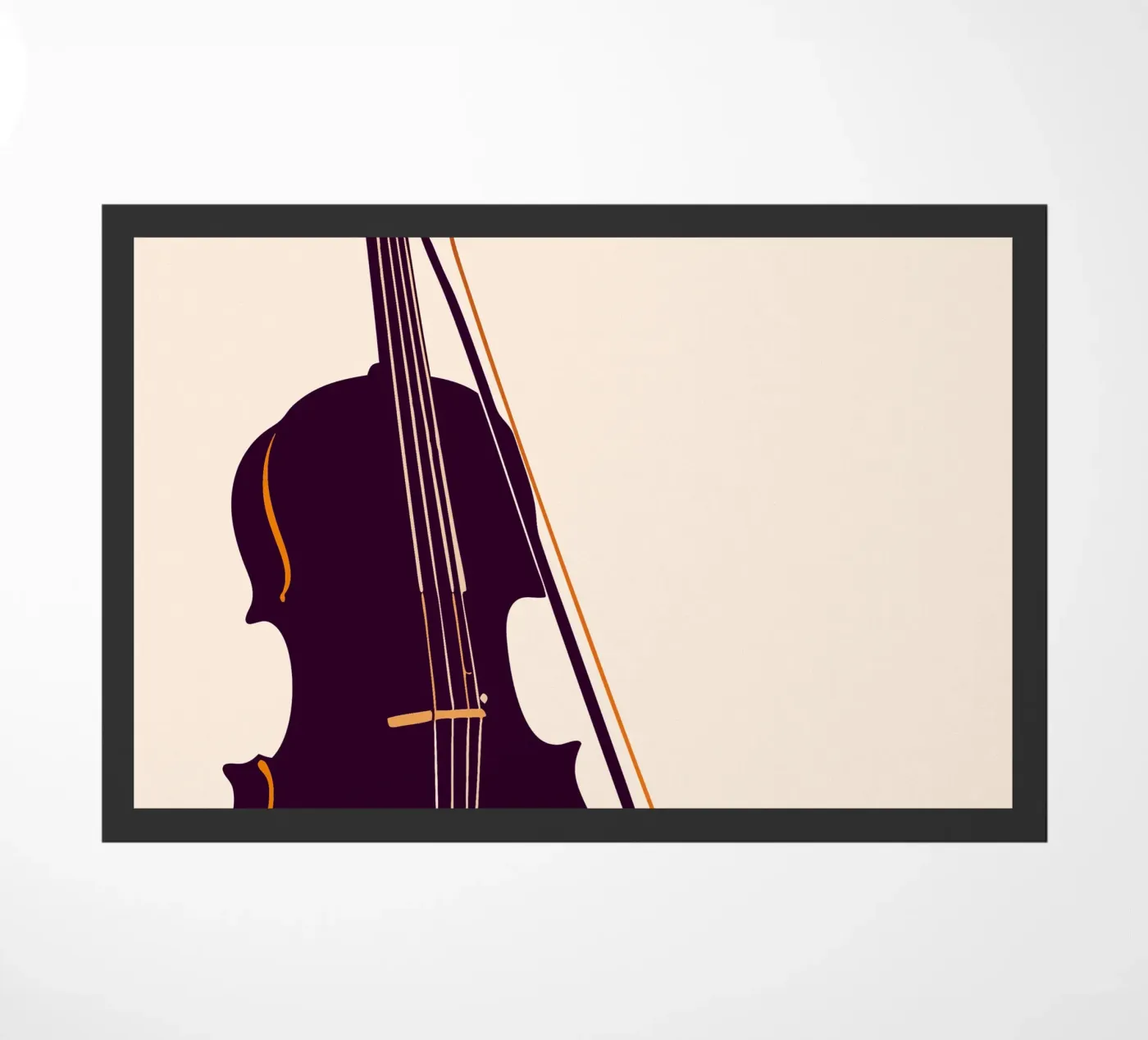 Violin doormat by MUSIC EDITION