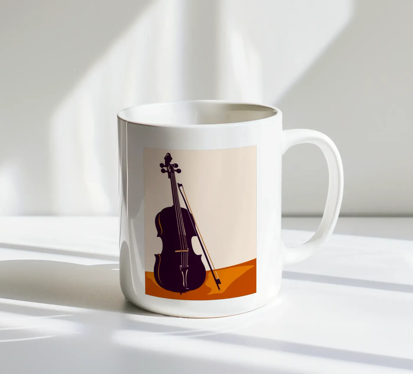 Violin ceramic mug by MUSIC EDITION